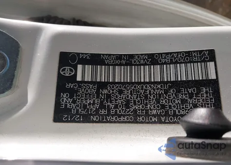 2013 Toyota Prius Five from USA, damaged, VIN JTDKN3DUXD5570203